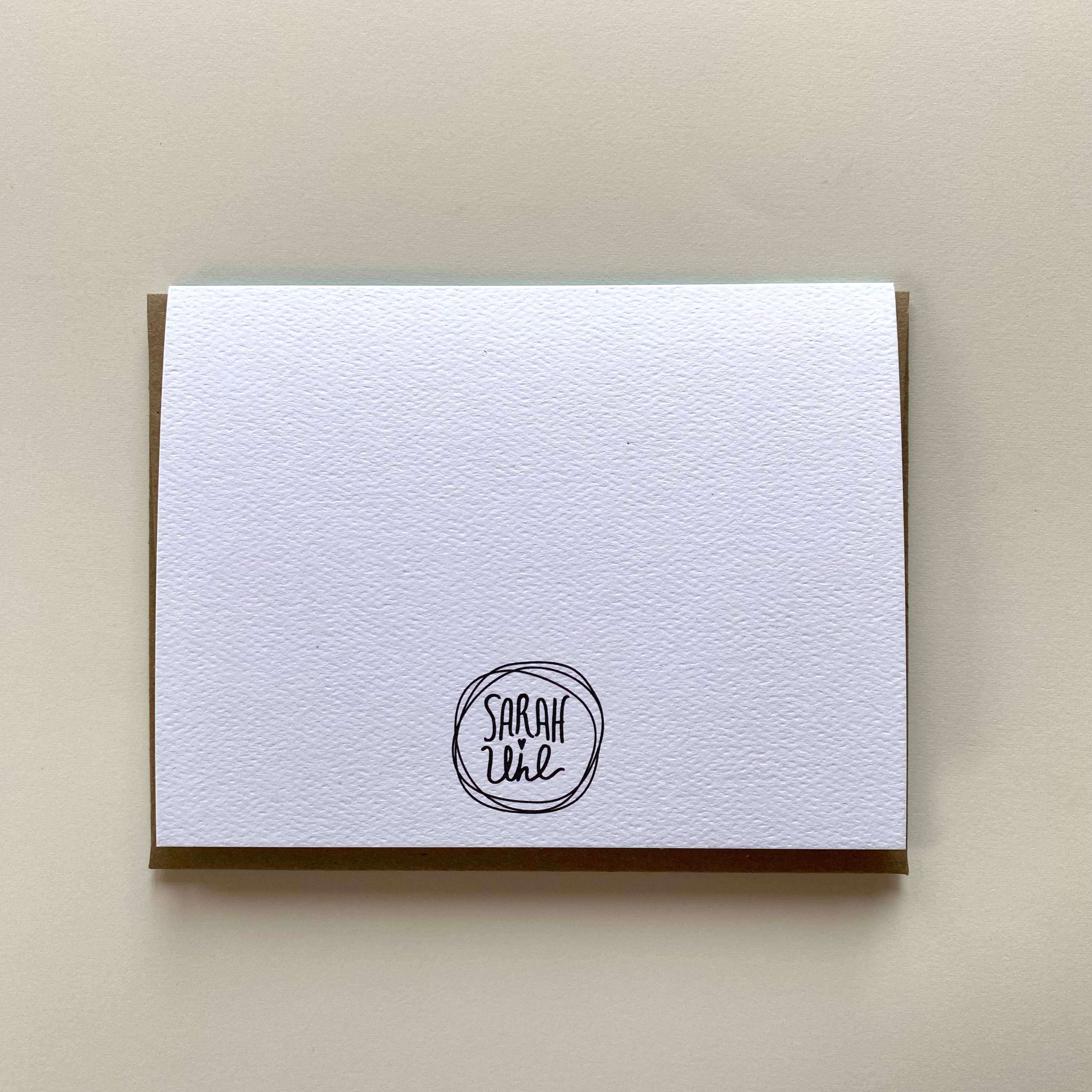 Sarah Uhl - Wholesale Stationery/Notecard Set - Mountain Art Notecards: Glass Mountain2