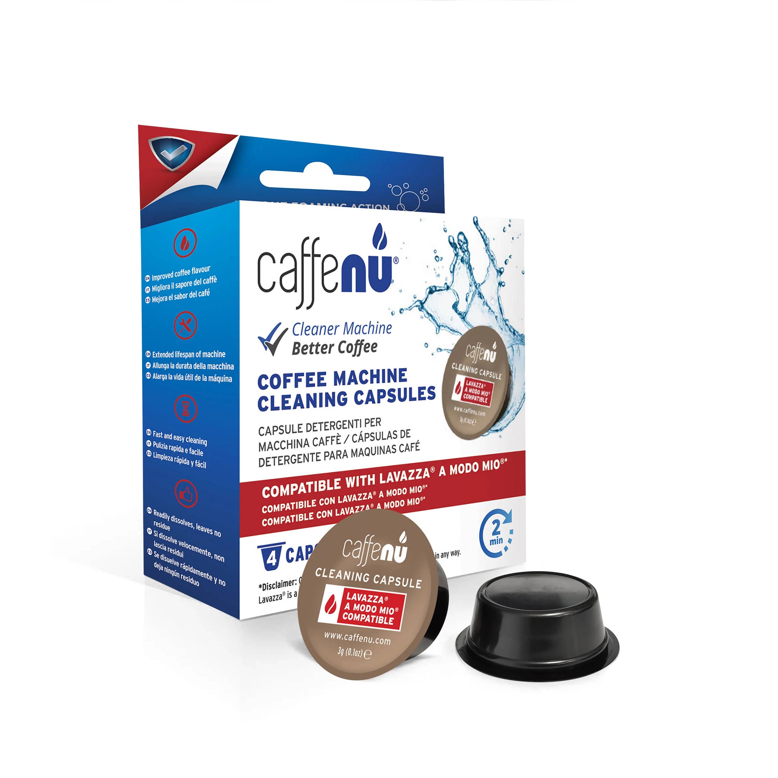 Crema Joe - Wholesale Coffee machine - CaffeNu Cleaning Pods (for Lavazza® A Modo Mio®)
