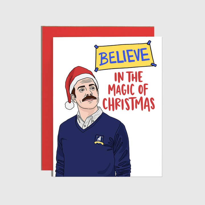 Believe in the Magic of Christmas Holiday Card for wholesale by Brittany Paige