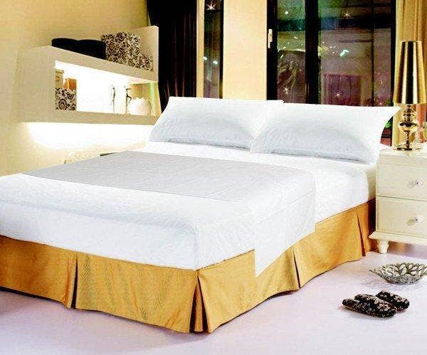 DaDalogy Bedding - Wholesale Sheet Set - DaDa Bedding White Soft Fitted & Flat Bed Sheets w/ Pillow Cases Set (FSFS098765)1