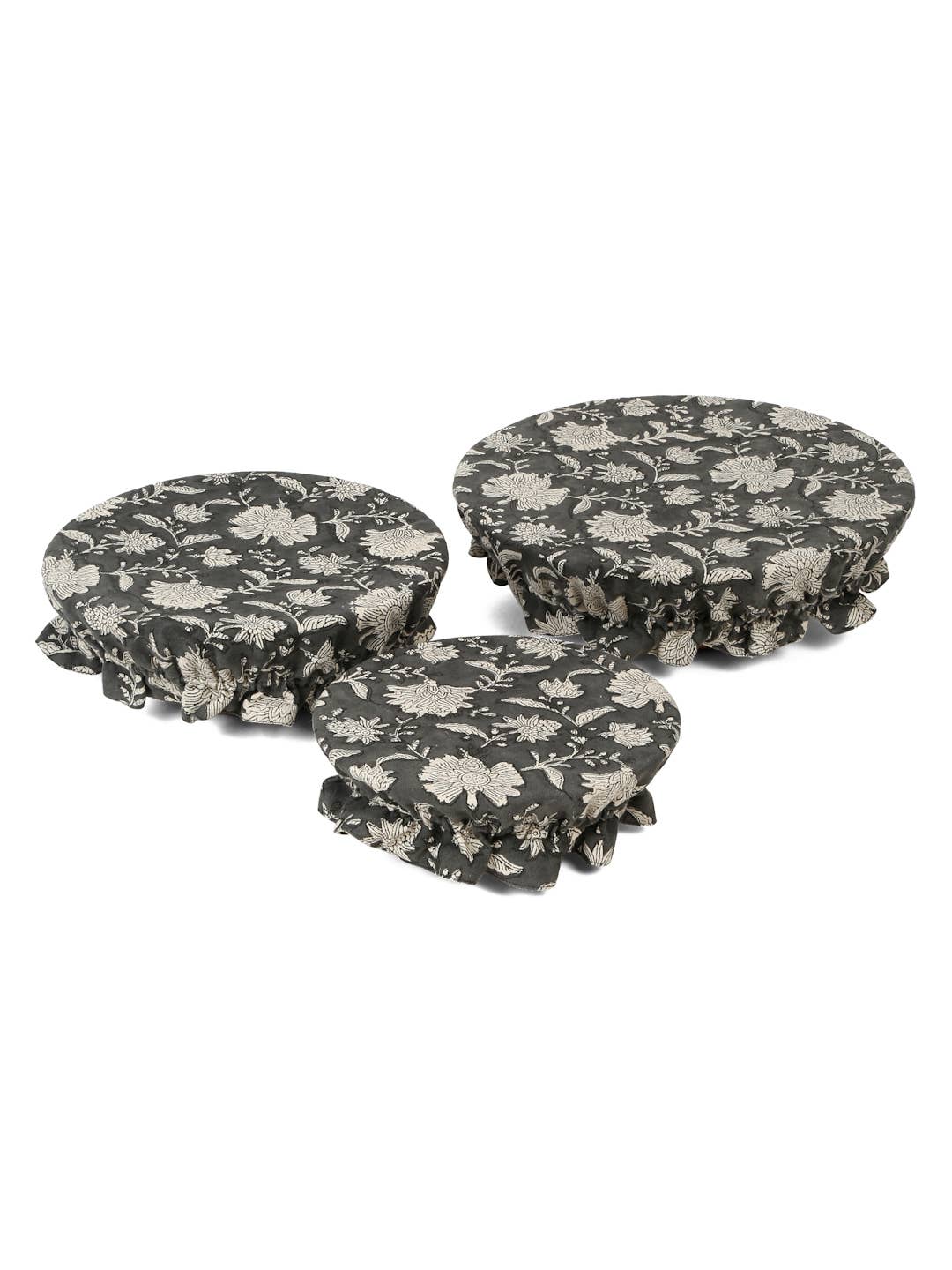 Eyda Homes – wholesale Serving bowl – Handmade Cotton Bowl Covers | Floral Pattern Linen Cover Set4