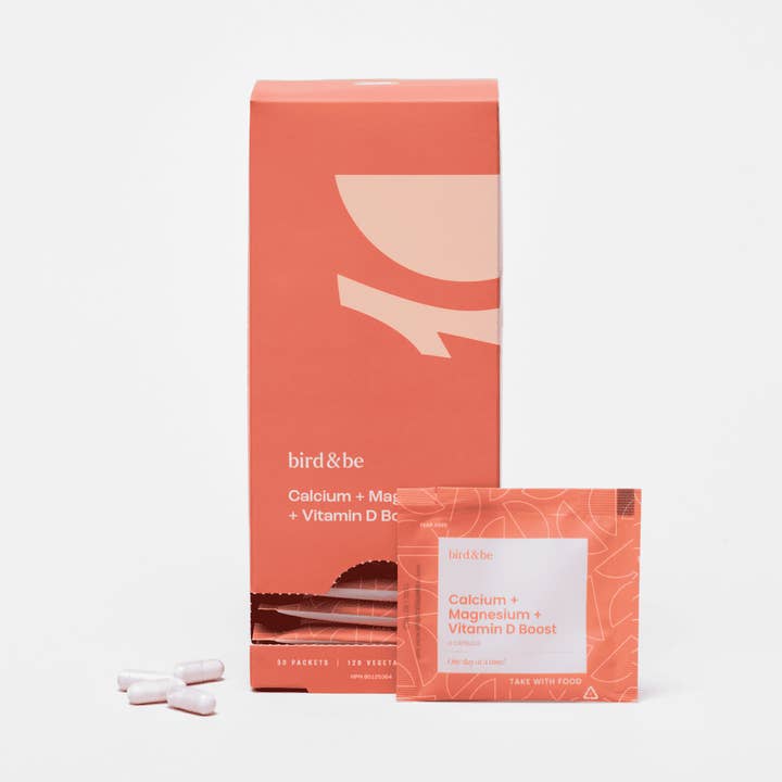 Calcium + Magnesium + Vitamin D Boost for wholesale by Bird & Be Fertility Supplements