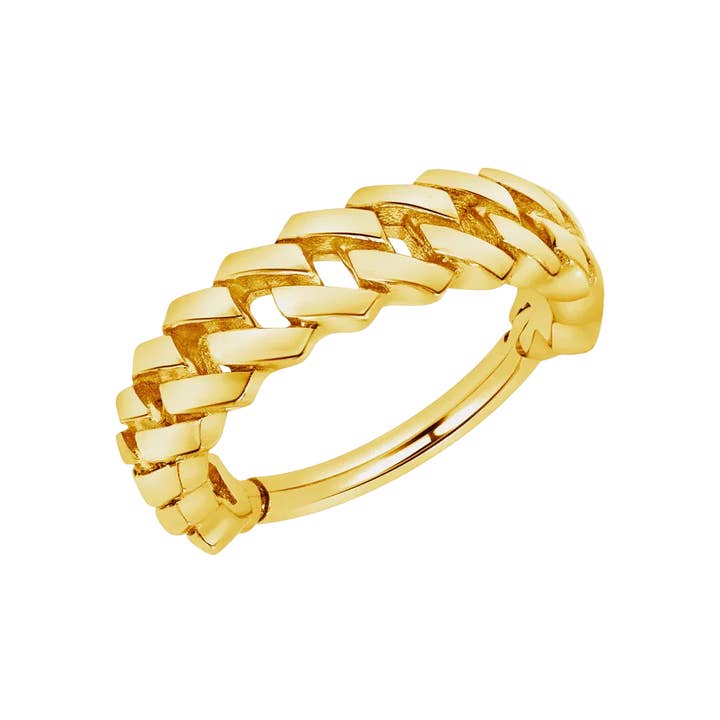 Kubansk kedjeklickare – 14K & 18K guld för wholesale av Piercing-zone