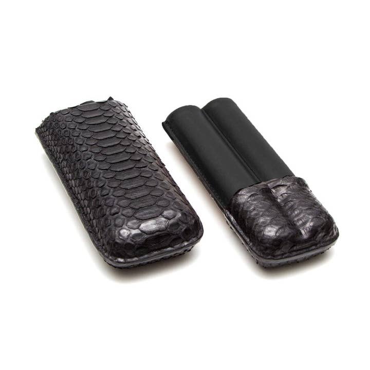 Python Leather Dual Cigar Case for wholesale by Profligate