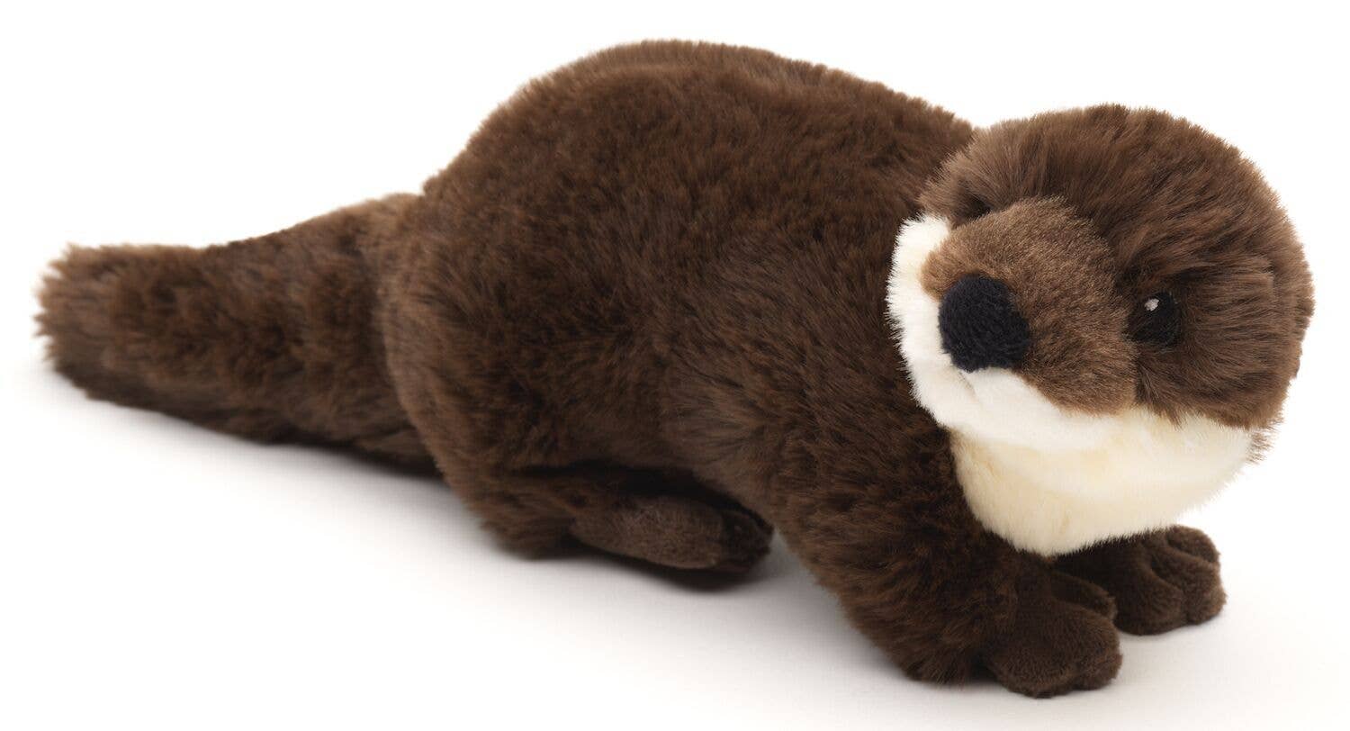 Uni Toys - Wholesale Stuffed/Plush Toy - Kids & Baby - Otter, standing - 'Uni-Toys Eco-Line' - cuddly/plush toy