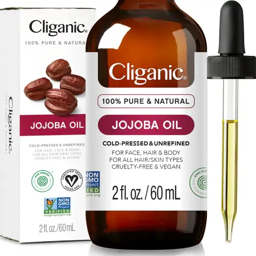 Cliganic - Wholesale Bath/Body Oil - Carrier Oils - Non-GMO Jojoba Oil0