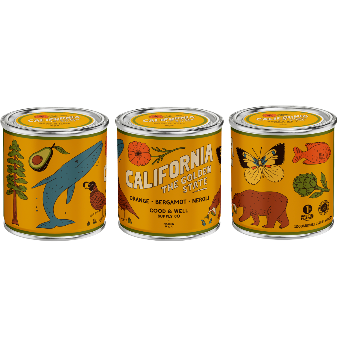 Good & Well Supply Co. - Vente Bougie en bocal - Bougie de soja de Californie1