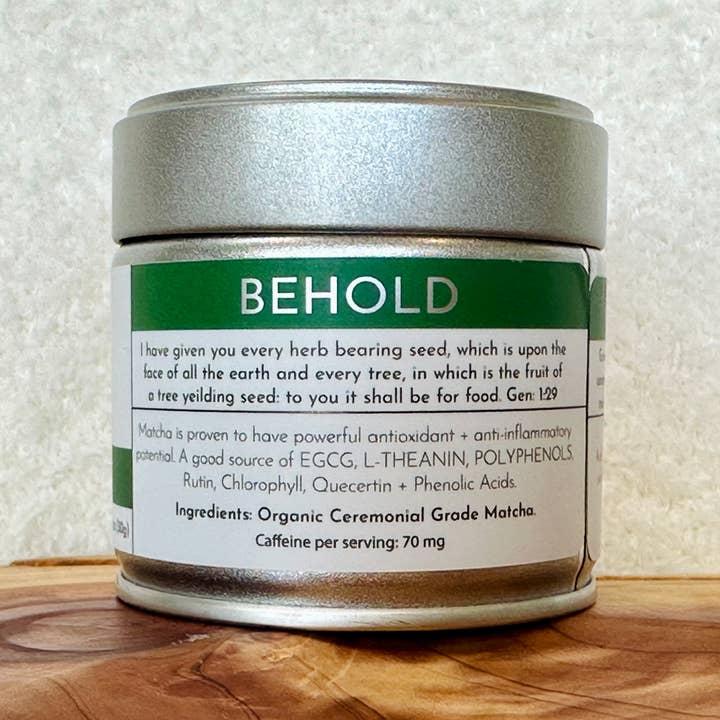 The Cedar Shack – wholesale Health/detox tea – Ceremonial Grade Matcha 30g tin