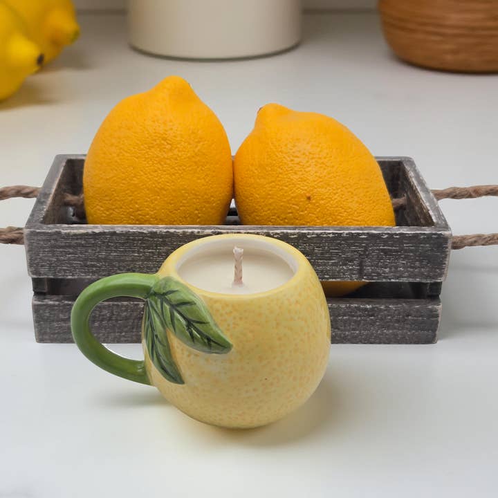 Simply Southern Homemade - Wholesale Novelty candle - Mini Lemon Candle1