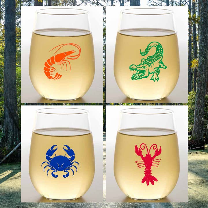 GUMBO Unbreakable Stemless TRITAN Plastic Wine Glasses for wholesale by Wine-Oh!