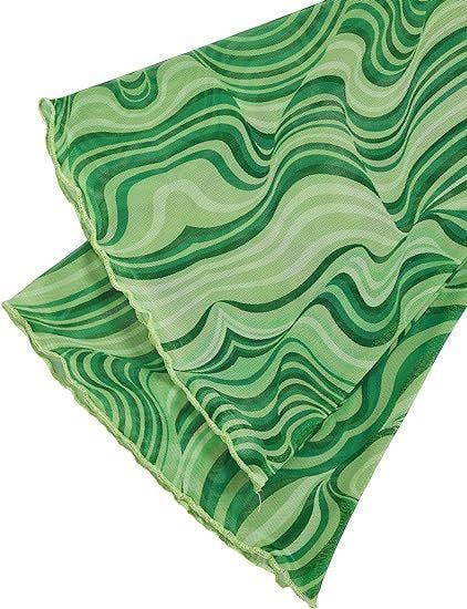 Sweetkama – wholesale Knit top – Women's – Ladies Print Flare Sleeves Mesh Crop Top SKT24179