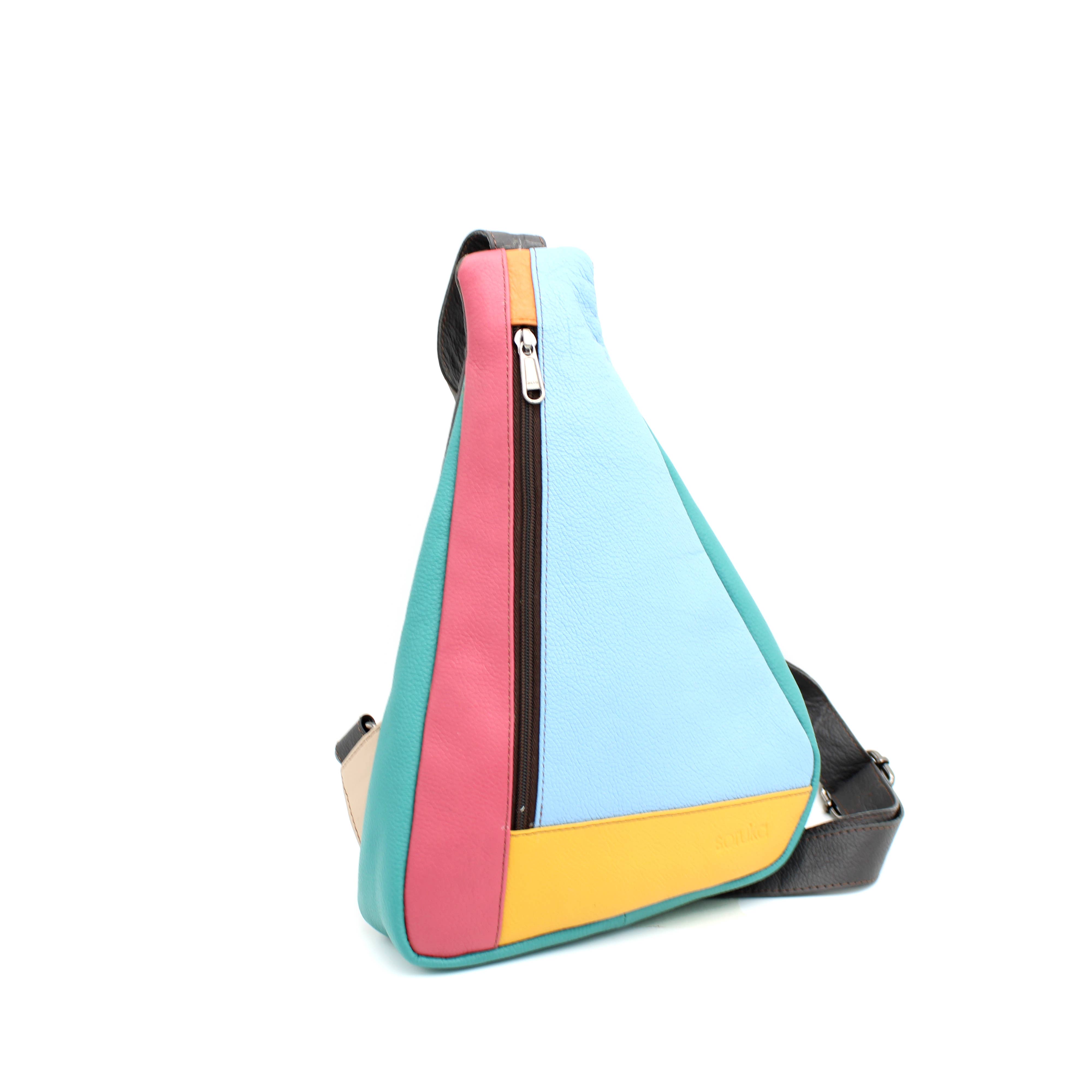 Soruka - Vente Sac à bandoulière – femme - Sac bandoulière moyen Roxy, 100 % cuir fait main