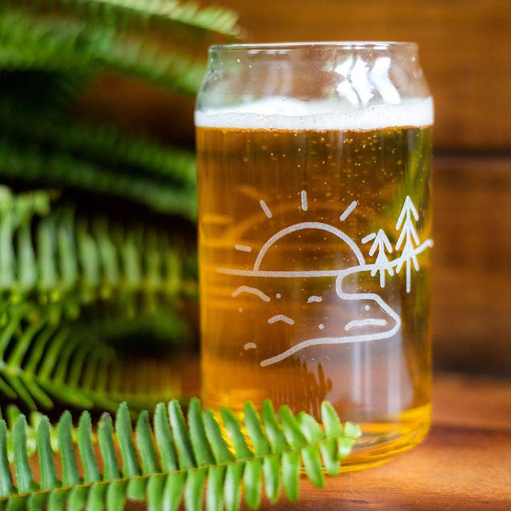 Outdoor Sunset Drinking Glass for wholesale by Rudie Jo