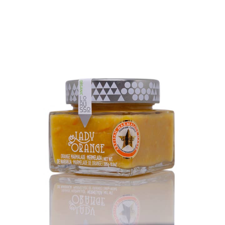 LoRUSSo - Wholesale Jam/Jelly - Organic artisanal orange jam 85% fruit - 305g1