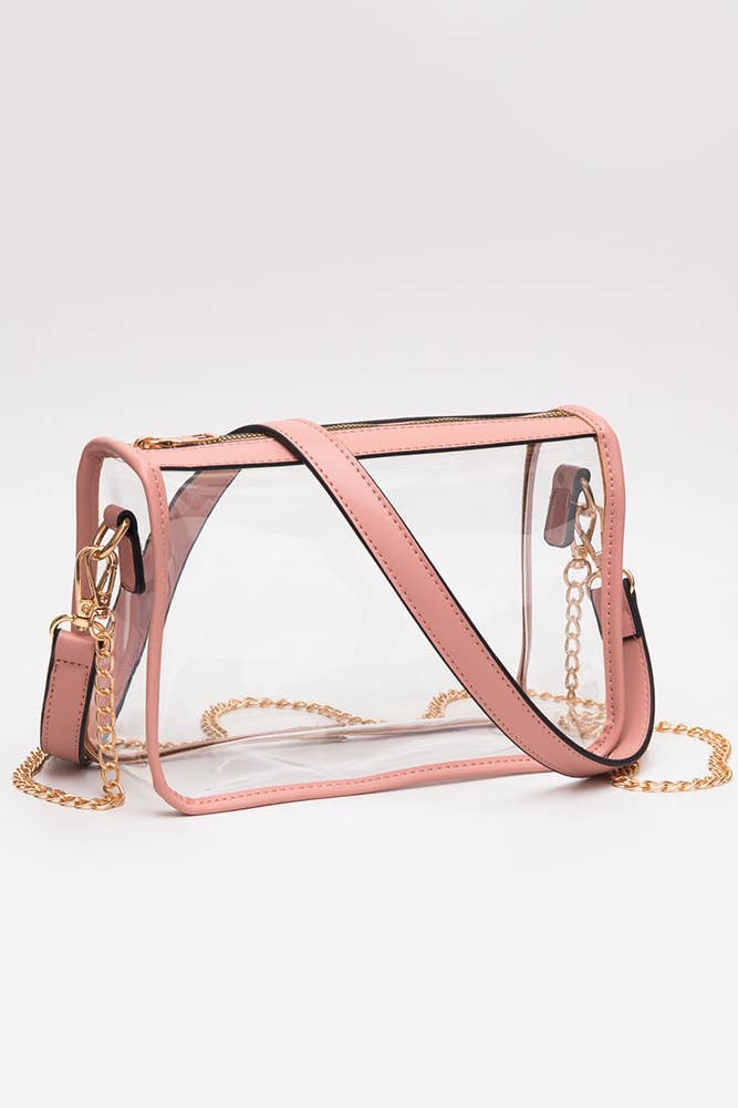 Hana – wholesale Crossbody bag – Women's – Clear Rectangle Stadium Concert Crossbody Bag9