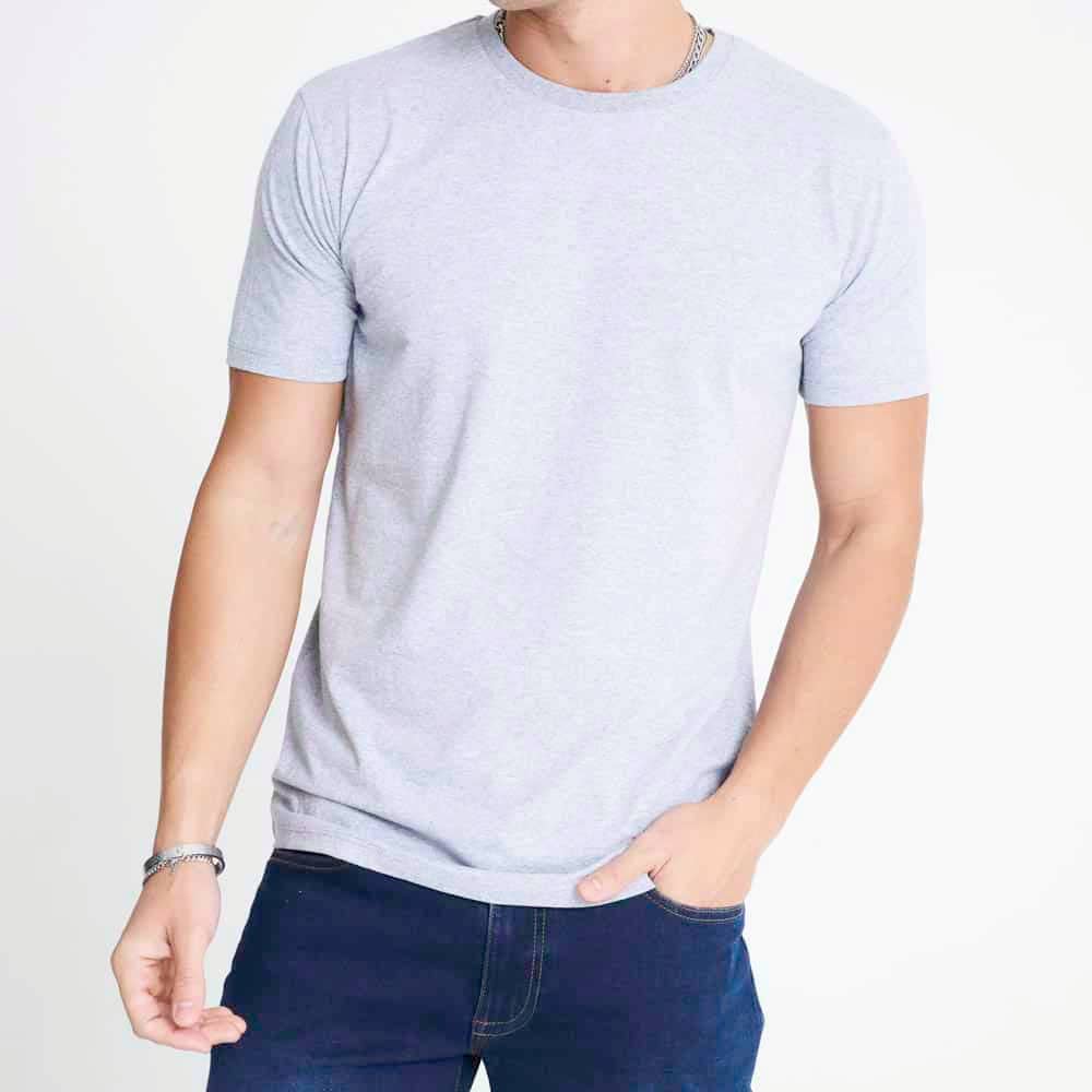 Carabou - Wholesale T-Shirt - Men's - Imp7 Plain T Shirt2