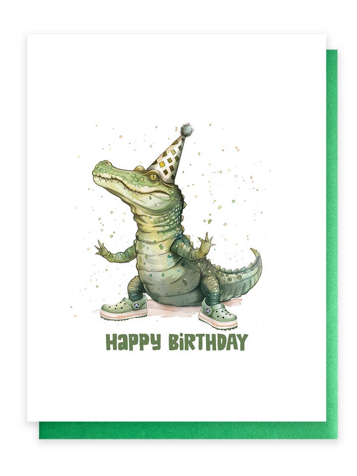 Gelukkige verjaardag Croc voor wholesale door Hank & Bean