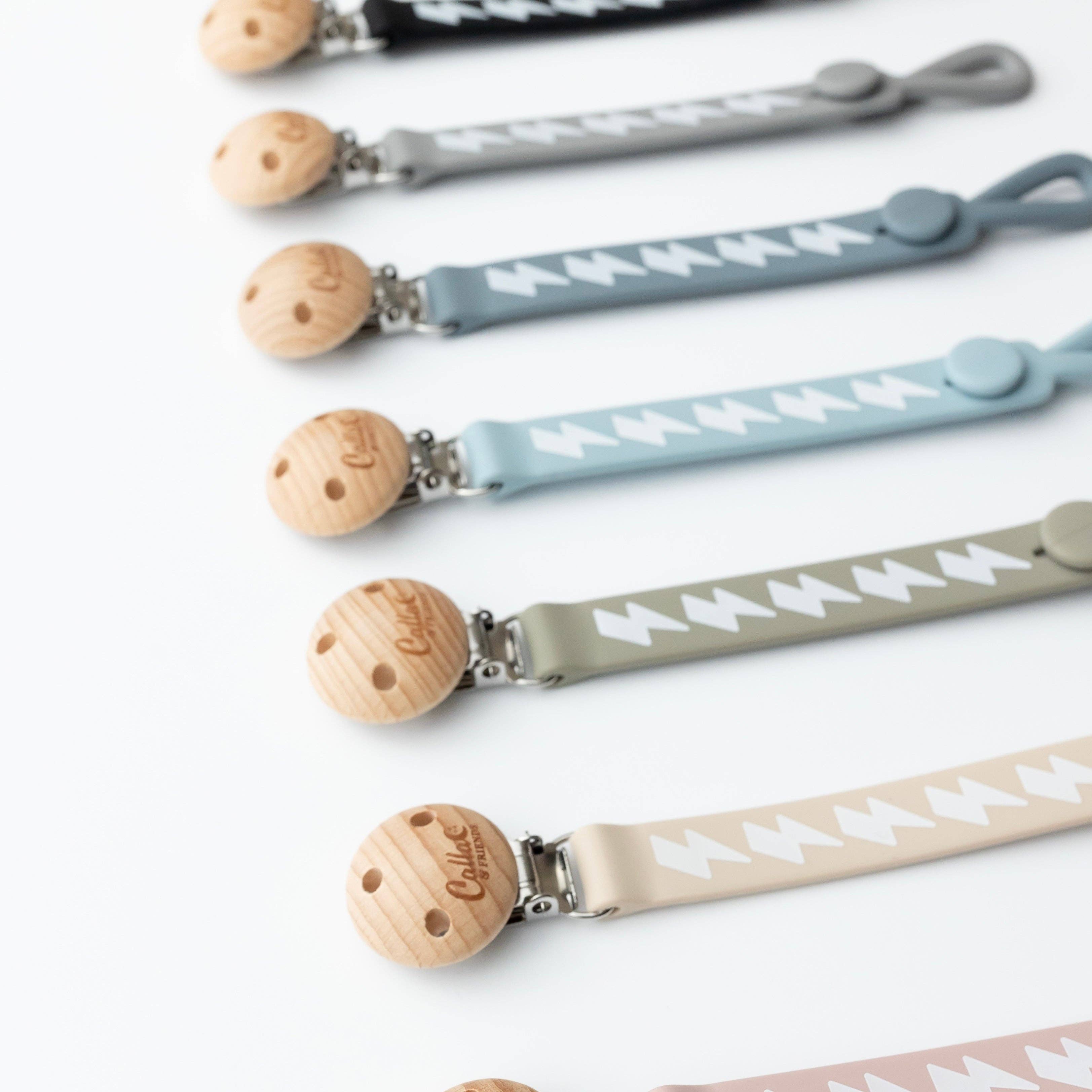 Calla & Friends - Wholesale Pacifier Clip - Baby - Nash Everything Clip - Bolt1