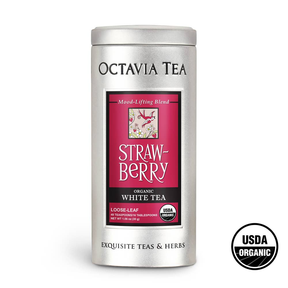 Octavia Tea – Chá solto por atacado – Morango - Orgânico2