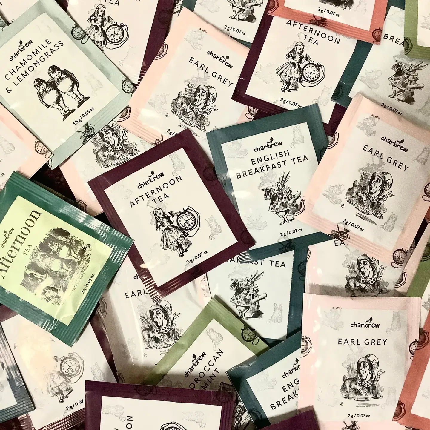 All Little Cute Things – wholesale Tea bags – Mad Hatter Tea Party Variety Assortment British tea packets 0