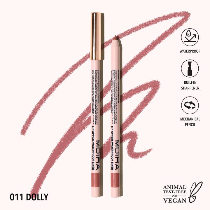 Wasserfester Lip Appeal Liner (011, Dolly) für den Großhandel von Moira Cosmetics