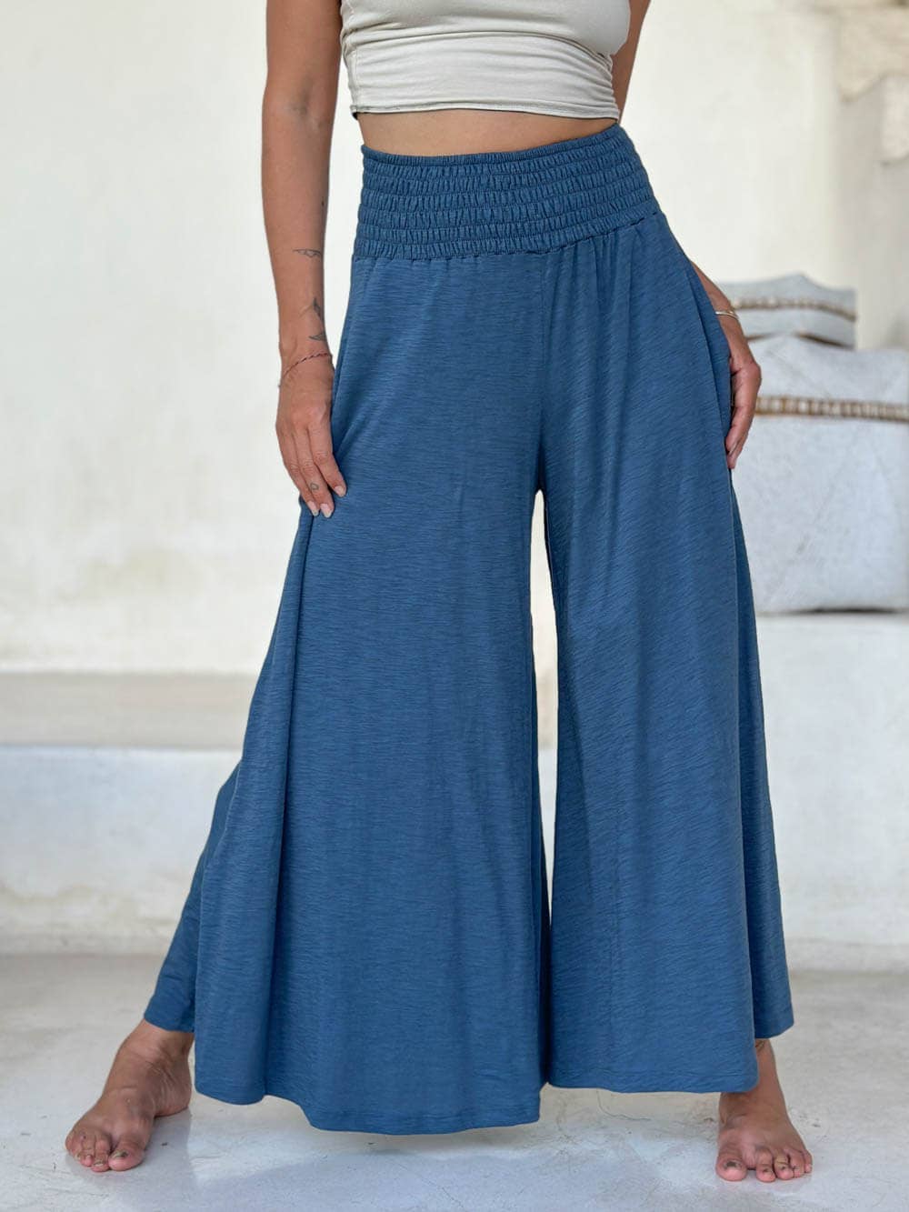 CARAUCCI - Wholesale Pants - Women's - Wide Leg Flow Pants2