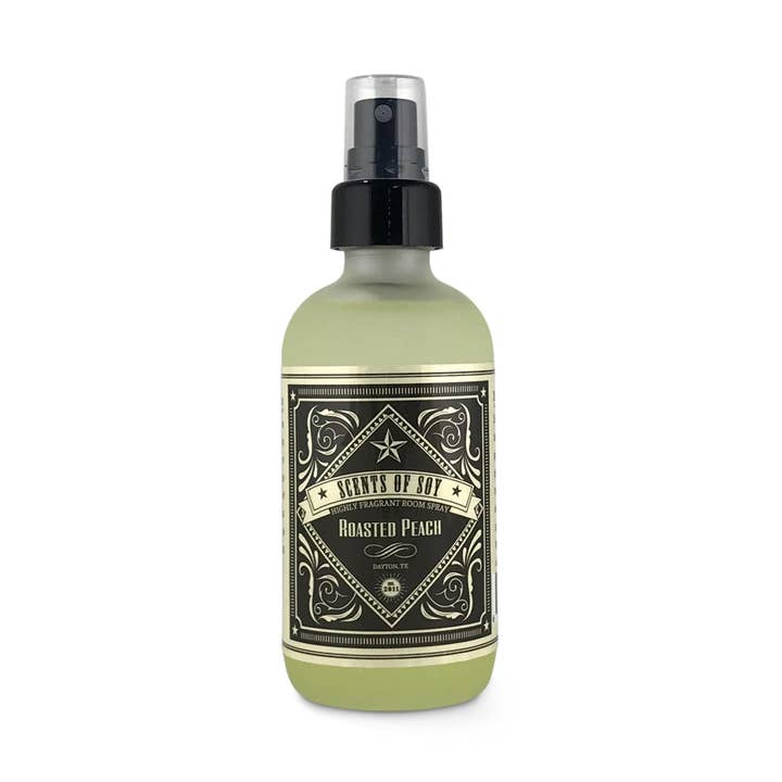 Roasted Peach Rustic Room Spray for wholesale by Scents Of Soy Candle Company