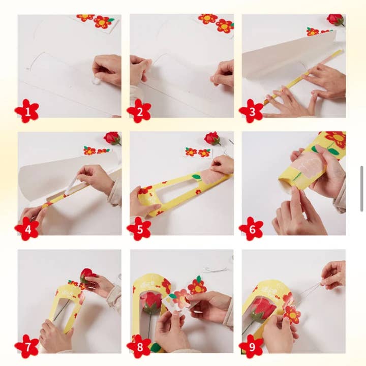 Q&C Distribution - Wholesale DIY Craft Kit - Kids - DIY Craft Kit Craft Toy Craft Paper Flowers (3+)2