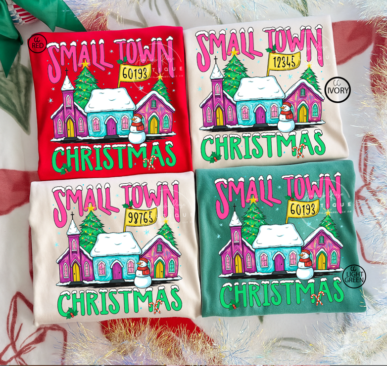 Trendy Chic Apparel LLC - Wholesale Graphic Sweatshirt - Women's - Custom Small Town Christmas Sweatshirts & T-Shirts  1