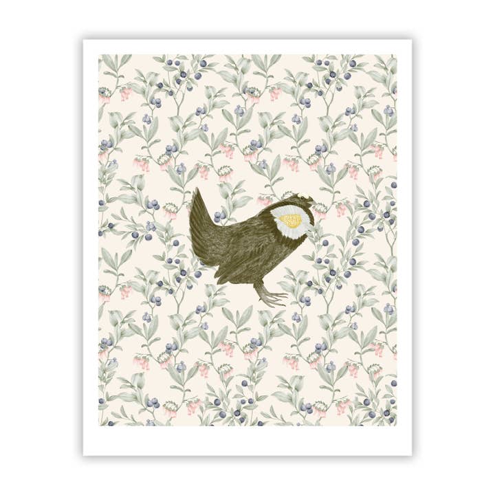 Sooty Grouse Fine Art Giclee Print for wholesale by Stacy Hsu Design & Illustration