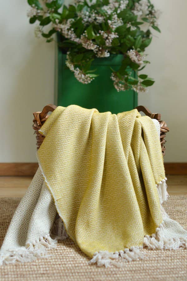 Chicoração - Wholesale Decoratiedeken - Katoenen deken | Bicolor diamant - meerdere kleuren8