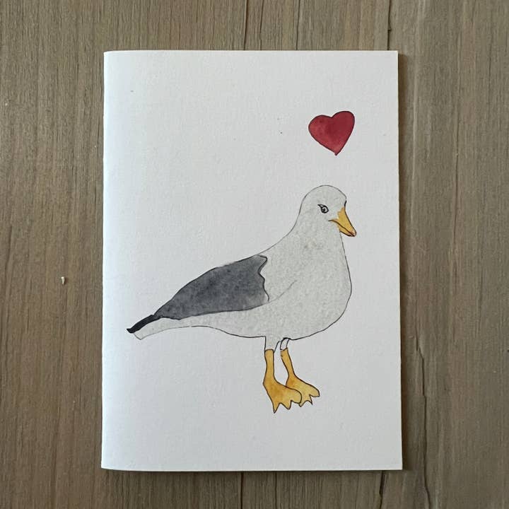 Zucchini Fish - Vendita all'ingrosso Biglietti di auguri generici - Scheda di recinzione Sea Gull4