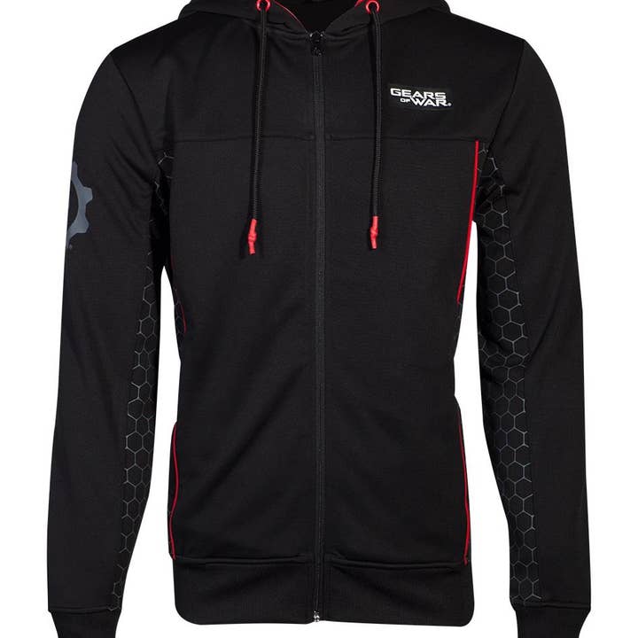 Gears Of War - Teknisk Huvtröja Herr Svart Ny Topp för wholesale av fanseller ug