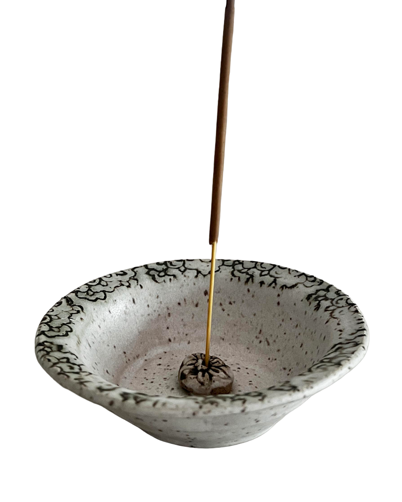 Gina DeSantis Ceramics - Wholesale Incense Holder - Handmade Ceramic Incense Burner in Mist0