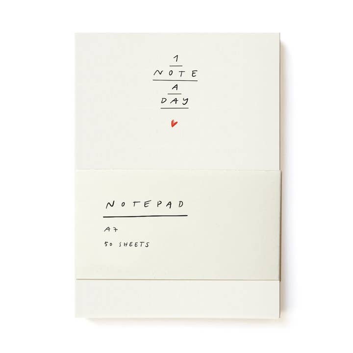 1 nota al día, bloc de notas, A7 para venta al por mayor de pleased to meet GmbH