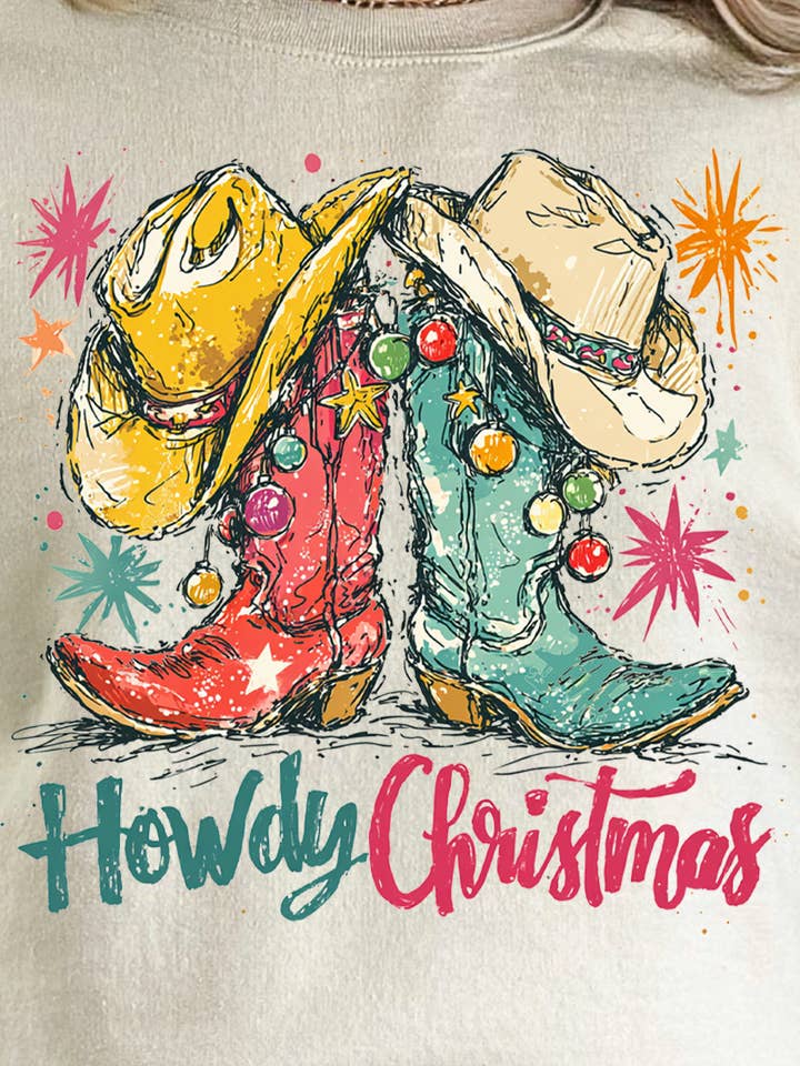 Christmas Boot Scootin' Ready To Press DTF Transfer for wholesale by Wholesale Accessory Market