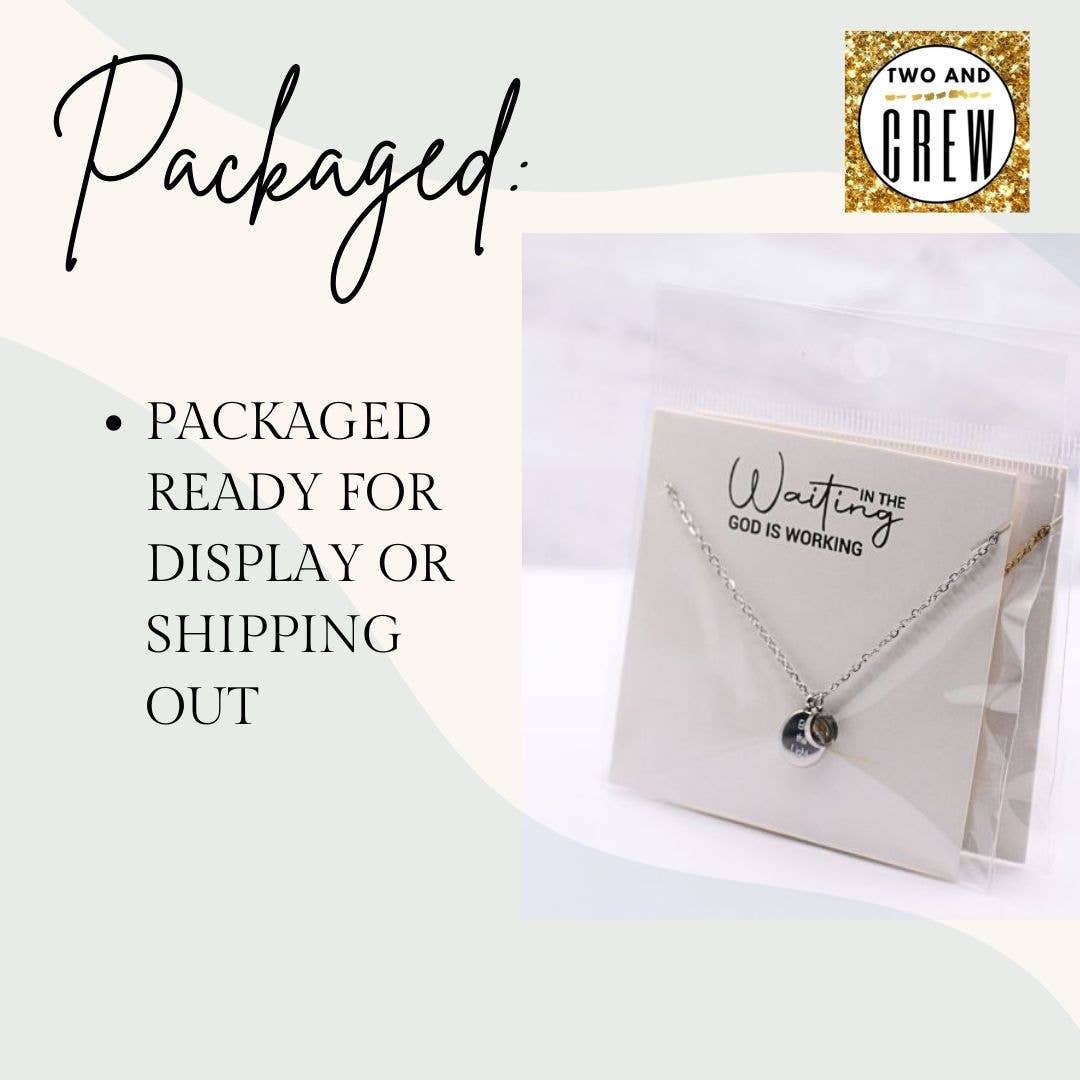 Two and Crew - Faith Based Jewelry & Gifts - Wholesale Pendant/Charm Necklace - Mustard Seed Faith Necklace, Be the Light Christian Jewelry3