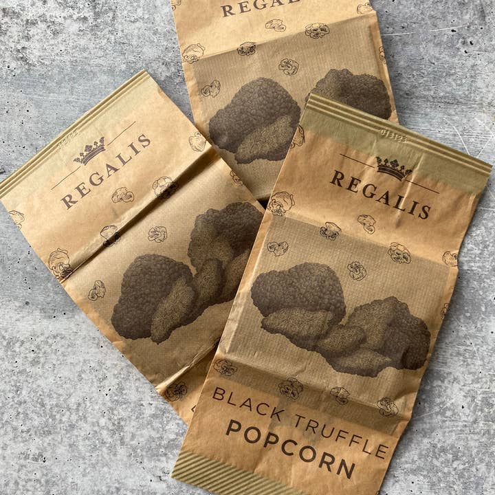 Regalis Foods - Wholesale Popcorn - Microwave Black Truffle Popcorn Box, 3 bags1