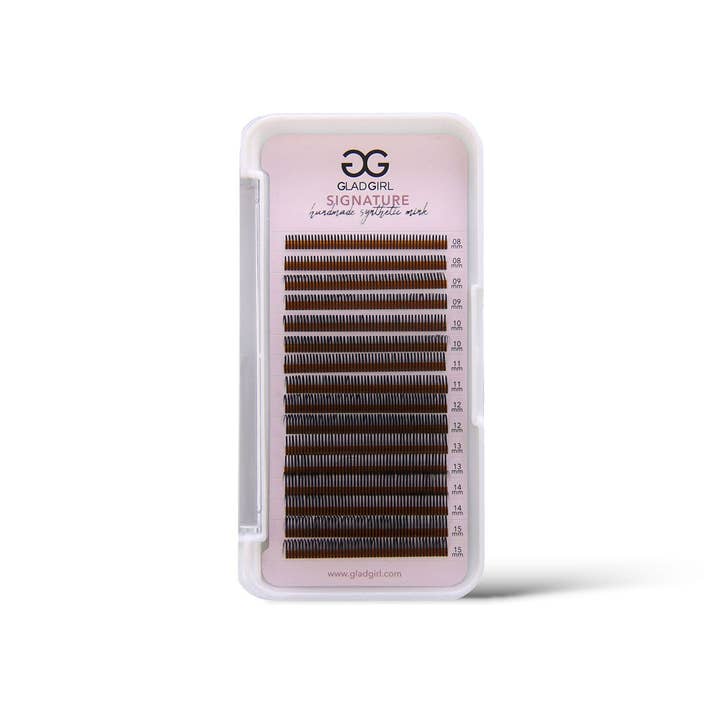 Signature Mink "Wet Lash Look" Closed Lash Fans - D Curl for wholesale by GladGirl