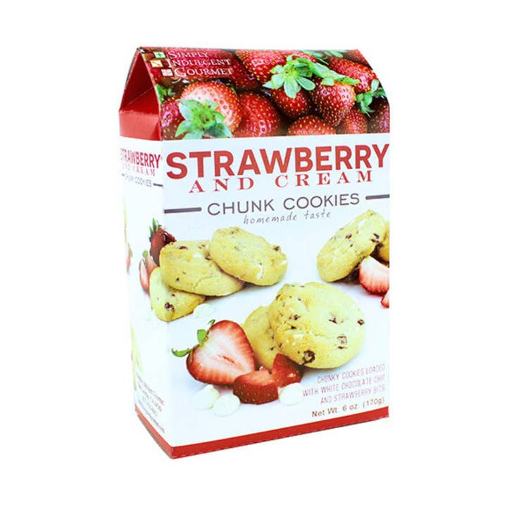 Valentine’s Red Theme Cookies – Strawberry & Cream Chunk Coo for wholesale by Too Good Gourmet
