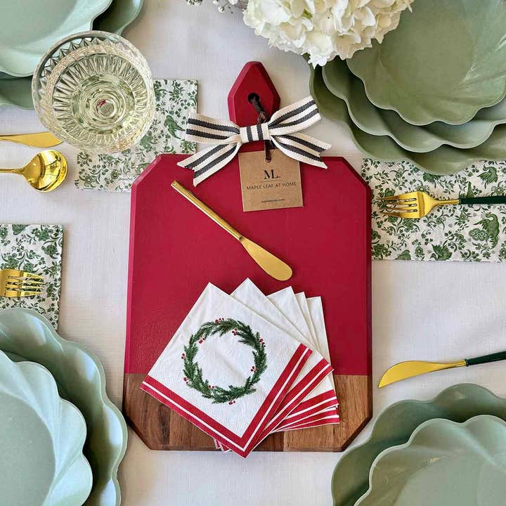 Sophistiplate - Wholesale Cheese Board - Christmas Board Gift Kit: Merry & Bright