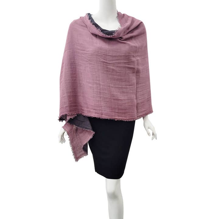 Raj Trading & Imports (USA) Inc. - Wholesale Scarf – Women's - Gina Reversible Scarf Shawl0