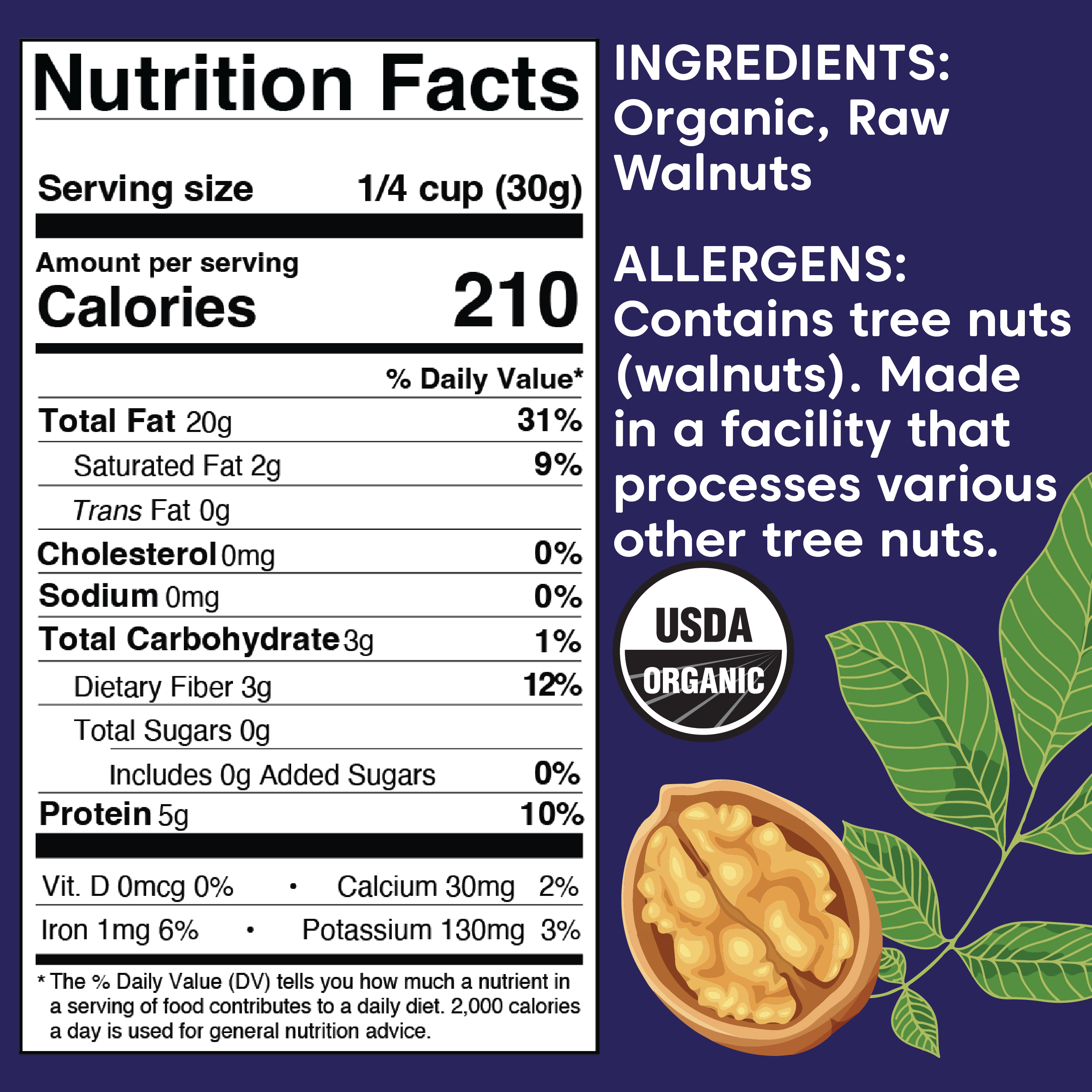 Wilderness Poets - Vente Noix - Noix de Californie biologiques1