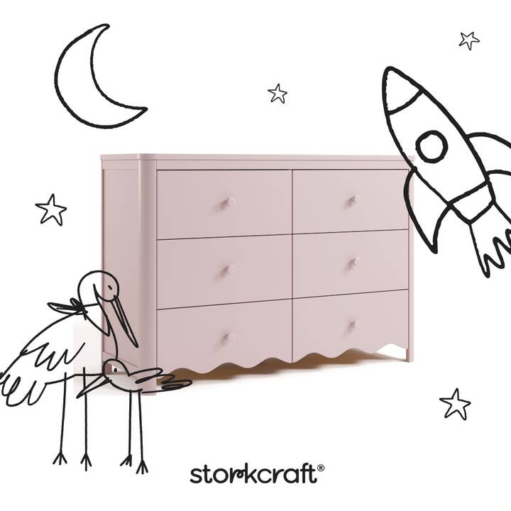 Storkcraft - Wholesale Bedroom Furniture - Storkcraft® Casablanca™ 6 Drawer Dresser44
