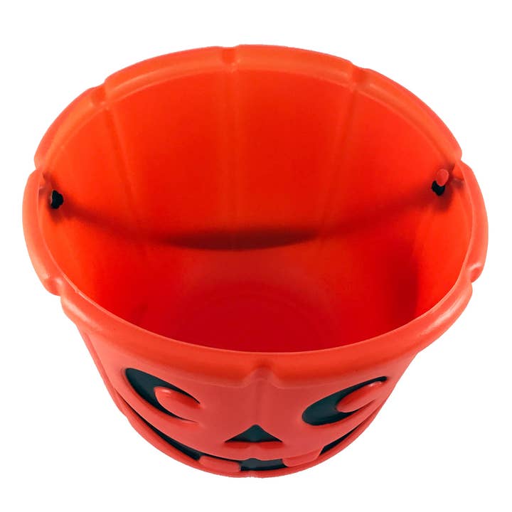 KINREX - Wholesale Bucket/pail – Kids - Halloween Buckets - Pumpkin Bucket For Trick Or Treat 5.5" Tall2