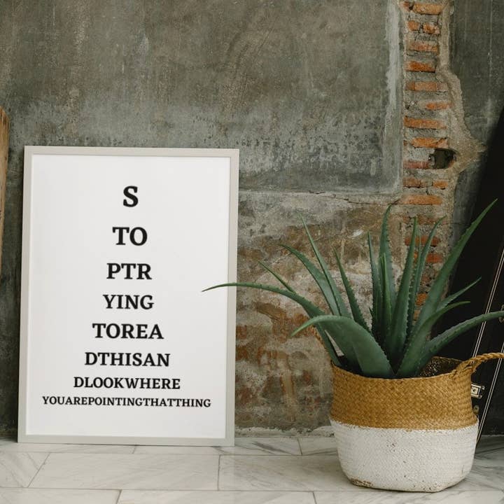 Funny Bathroom Print A4 - Toilet Humour for wholesale by Lunabuloona