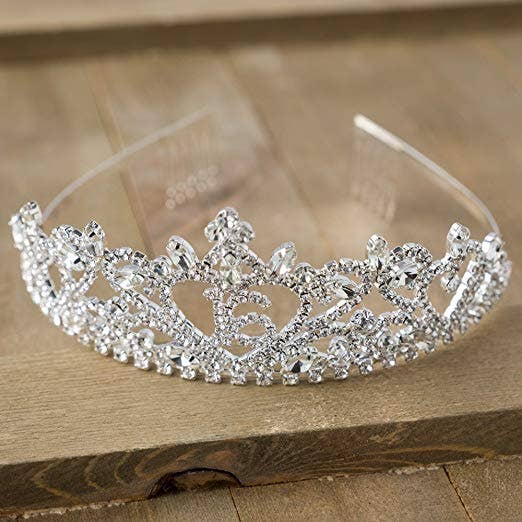 Ella Celebration - Wholesale Tiara - Women's - Sweet 16 Tiara - Heart3