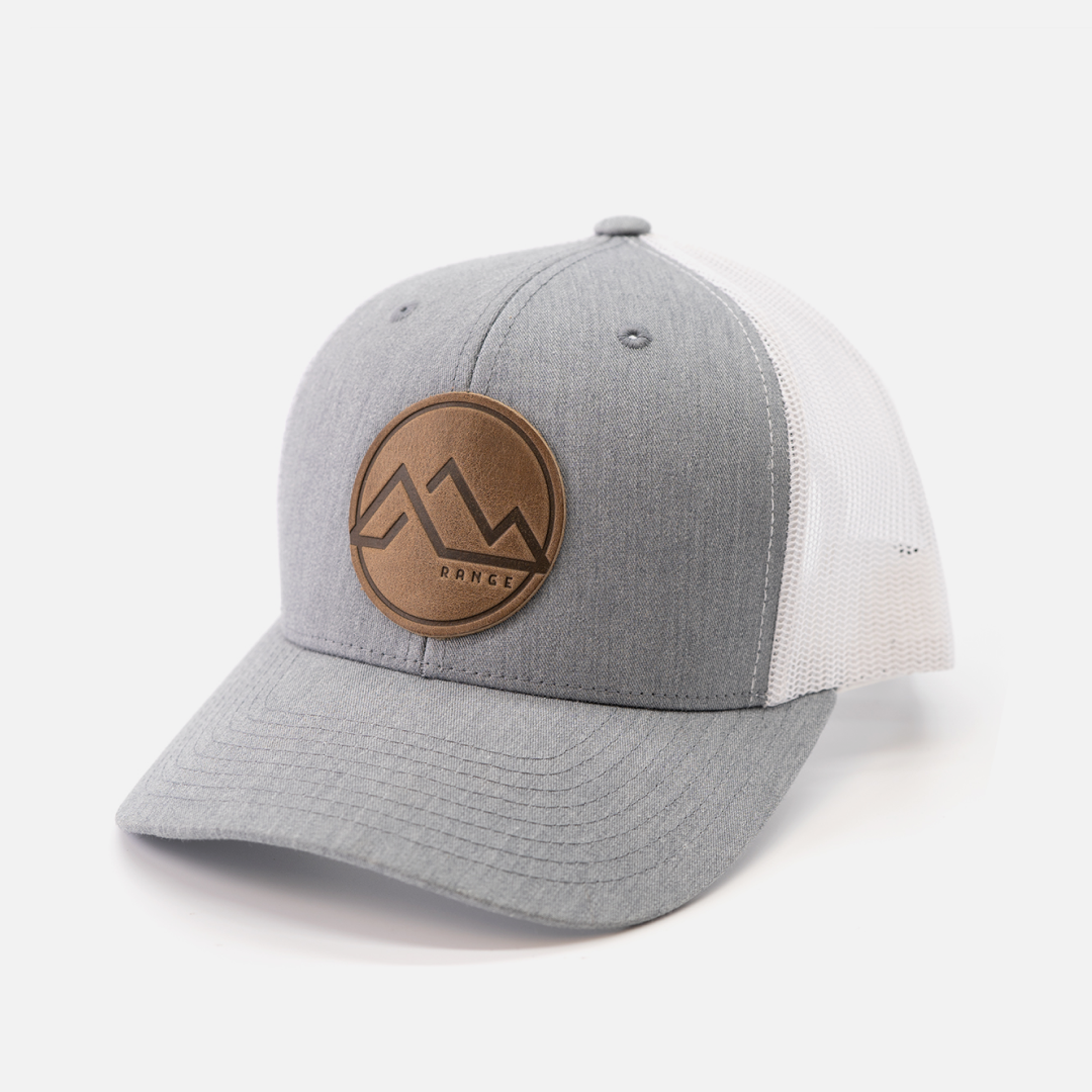 Range Leather Co. - Wholesale Trucker Hat - Unisex - Range Mountain Hat | Leather Patch Trucker Hat8