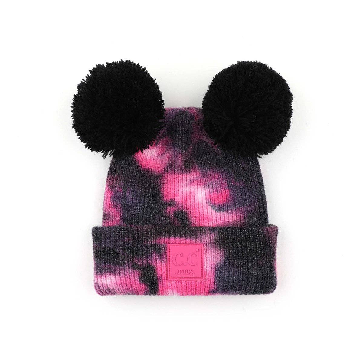 Truly Contagious - Wholesale Beanie - Kids - CC Kids Pom Pom Tie-Dye Beanie ( KIDS-7380POMPOM )1