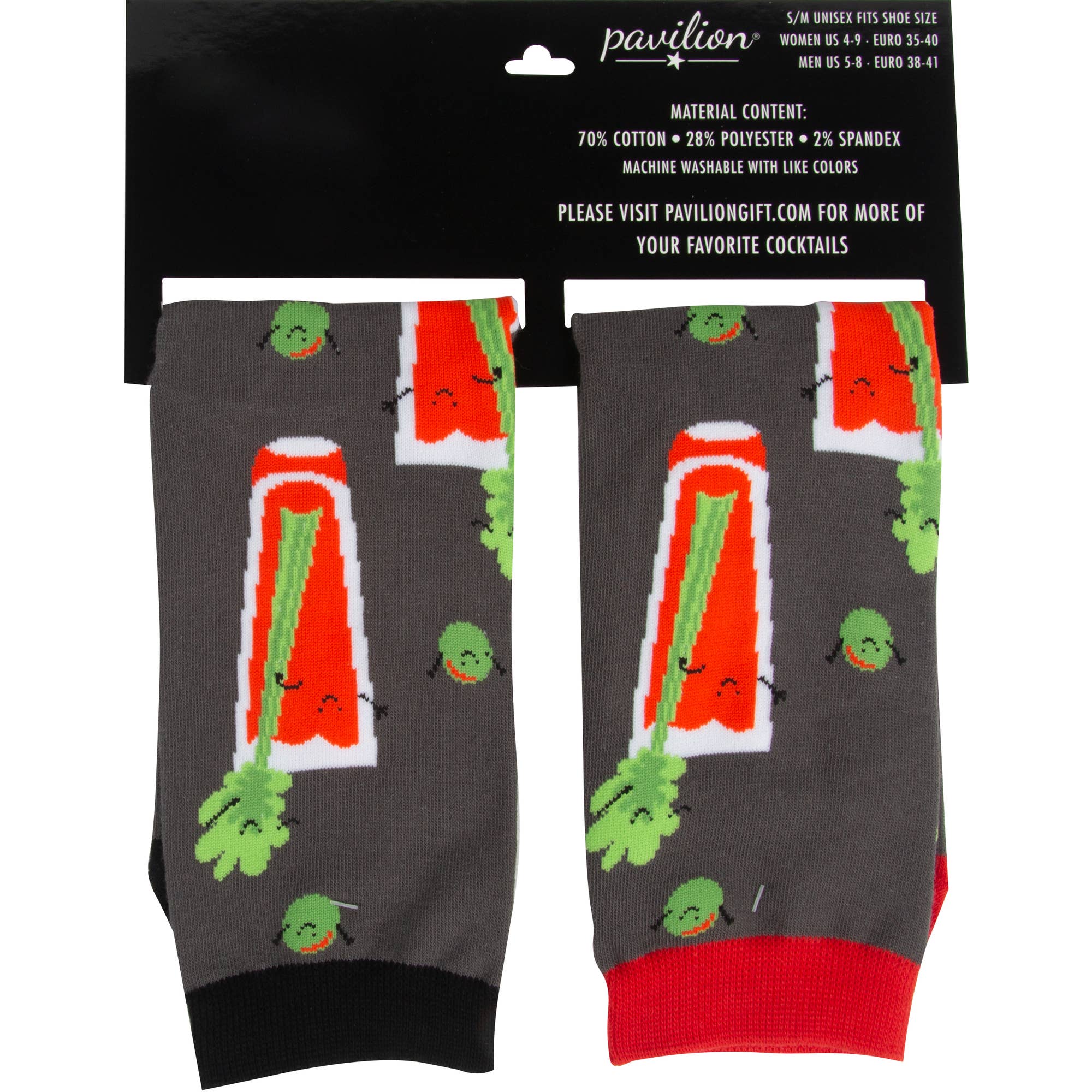 Pavilion - Wholesale Socks - Unisex - Bloody Mary - M/L Unisex Socks5